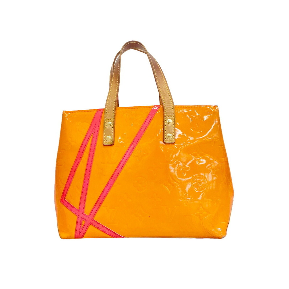 Louis Vuitton Vernis Fluorescent Lead PM Handbag M91905 Orange Women's